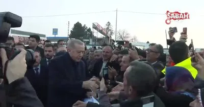 Cumhurbaşkanı Erdoğan, Doğanşehir’de konteyner kenti ziyaret etti | Video