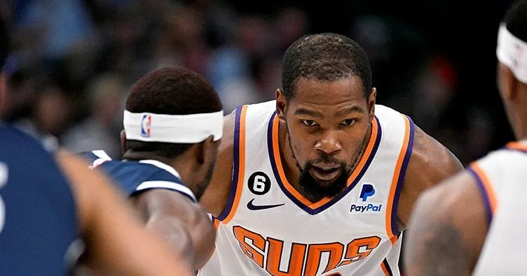 Phoenix Suns’ta Kevin Durant, sakatlığı nedeniyle 3 hafta forma giyemeyecek!