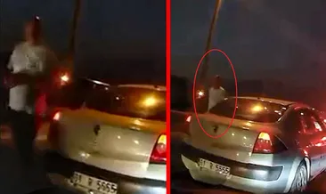 Yer Adana! ‘Başkomiserim’ deyip tartıştığı sürücünün önünü kesti! Gerçek bambaşka çıktı #adana