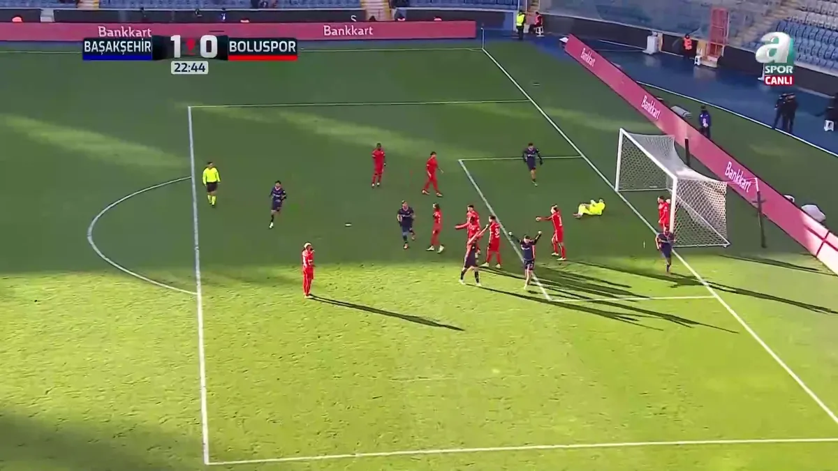 GOL | R. Başakşehir 1-0 Boluspor videosunu izle | Son Dakika Haberleri