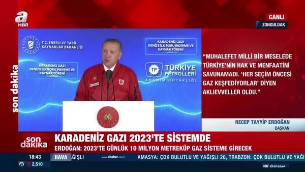 Başkan Erdoğan dördüncü sondaj gemisinin ismini açıkladı | Video