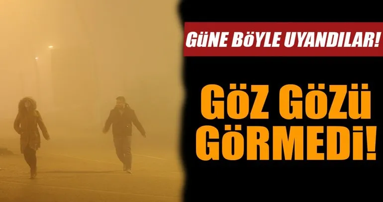 Başkent Ankara’da yoğun sis