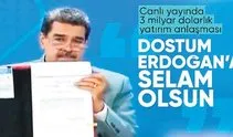 Maduro’dan canlı yayında Türkiye imzası