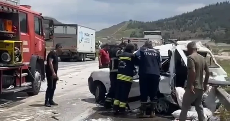 TIR’ın çarptığı araçta 2 kişi öldü