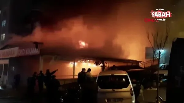 İstanbul Şişli'de otoparkta yangın çıktı, araçlar son anda kurtarıldı | Video