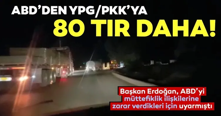 Son dakika: ABD’den YPG/PKK işgal sahasına büyük sevkiyat