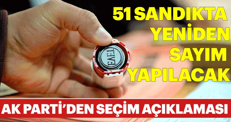 AK Parti'nin YSK temsilcisi �zel'den açıklama: 31 ilçede karar alındı, Büyükçekmece kararı ertelendi