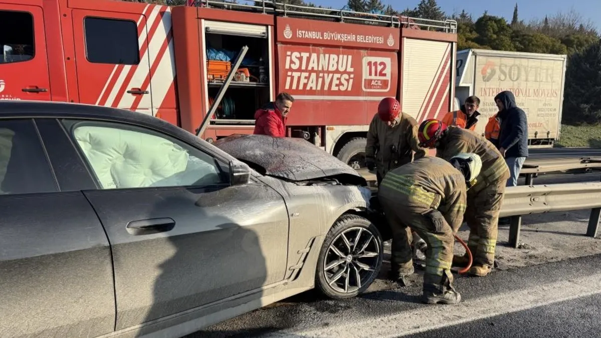 Büyükçekmece’de buzlanma kazası: 1 kişi yaralandı!