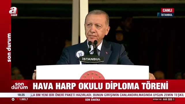 Başkan Erdoğan, Hava Harp Okulu Komutanlığı Diploma Töreni'nde konuştu | Video