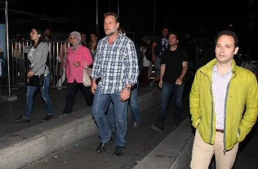 Russell Crowe'un İstanbul turu
