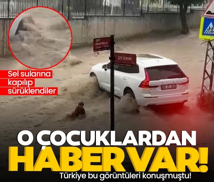 Türkiye onları konuşmuştu: Ankara’da sel sularına kapılan iki çocuktan haber var!