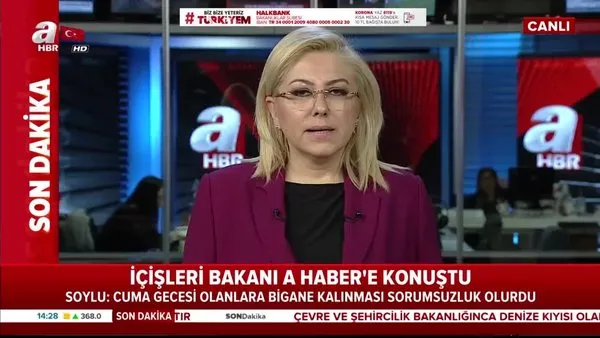 Son dakika: İçişleri Bakanı Süleyman Soylu'dan ATV Ankara Temsilcisi Şebnem Bursalı'ya flaş açıklamalar | Video