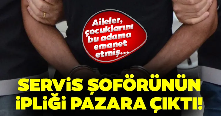 Okul servisinde uyuşturucu skandalı!