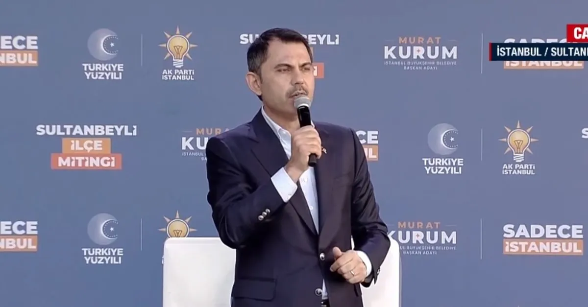 İBB Başkan Adayı Murat Kurum'dan önemli açıklamalar