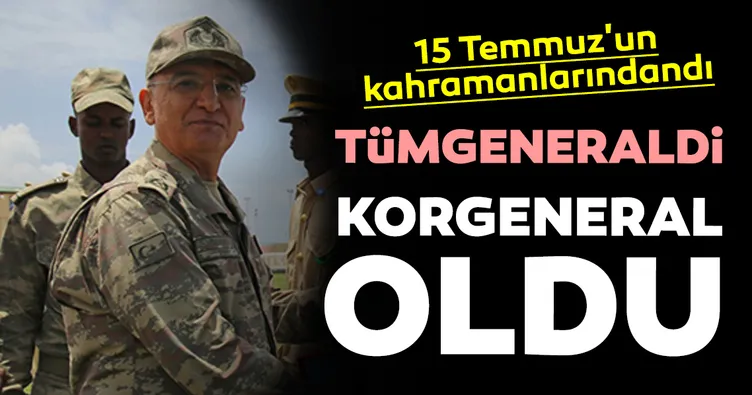 15 Temmuz'un kahramanlarından Tümgeneral İrfan Özsert korgeneralliğe yükseldi