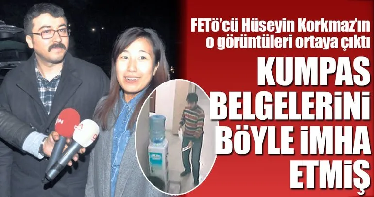 Kumpas belgelerini böyle imha etmiş