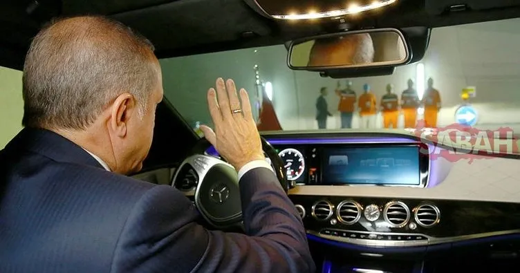 Cumhurbaşkanı Erdoğan, taksi şoförlerini dinledi