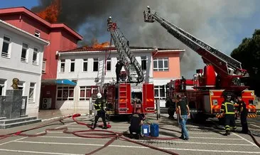 Okulda yangın paniği #canakkale