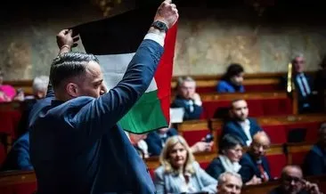 Fransa’da skandal Filistin kararı! Destek bayrağı açan milletvekiline men cezası