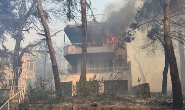 Çanakkale Güzelyalı’da yangın: Villalar ve otomobiller küle döndü, köyler boşaltıldı #canakkale