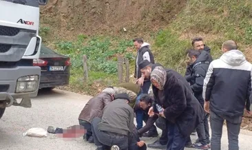 Acı üstüne acı: Cenaze töreninde kamyon kazası: 1 kadın ağır yaralı #giresun