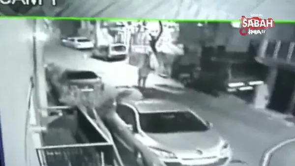 Sarıyer’de bekçiye ve amcasına yapılan silahlı saldırı anı kamerada | Video