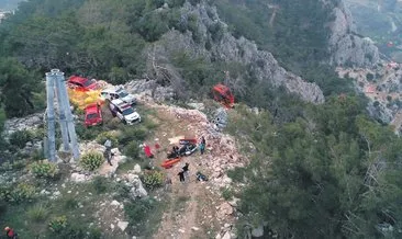 Antalya’da teleferik faciası: 1 ölü 10 yaralı