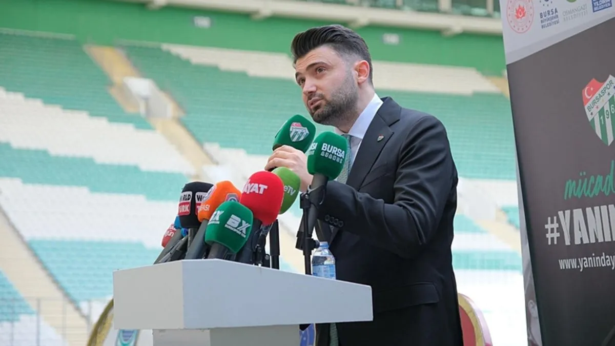 Bursaspor Başkanı Enes Çelik: Bursaspor büyüklüğünü hiçbir zaman kaybetmeyecek