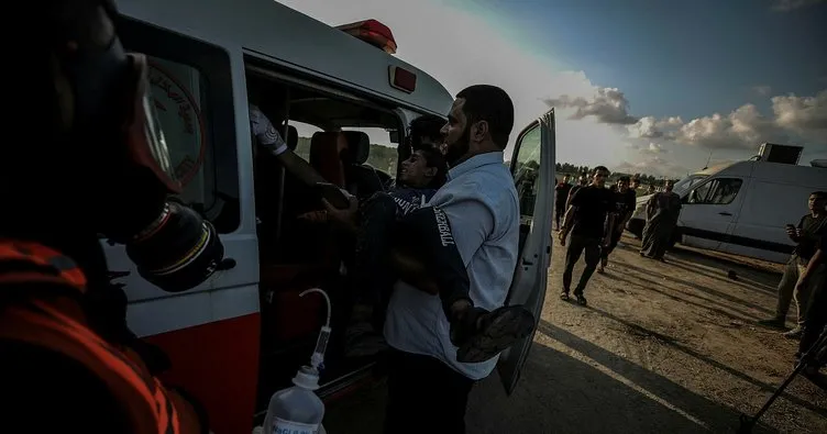 İsrail güçlerinin Gazze sınırında açtığı ateş sonucu bir Filistinli yaralandı