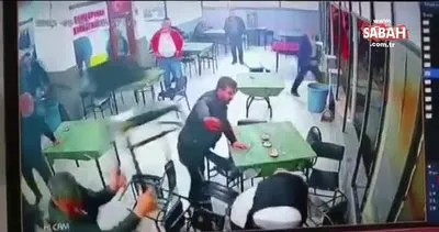 HDP’liler kahvehanedekilere saldırdı! O anlar kamerada | Video