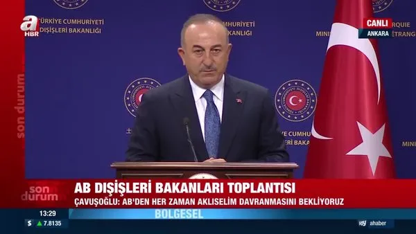 Dışişleri Bakanı Mevlüt Çavuşoğlu'ndan AB'ye net mesaj! Avrupa'nın güvenliği Türkiye'nin elinde | Video