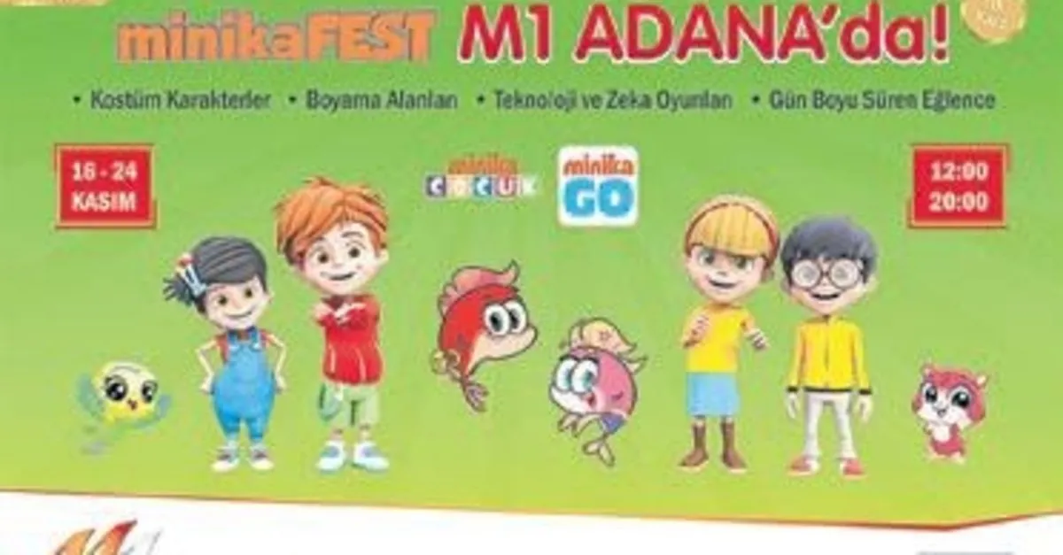 Minika Fest M1 Avm De Miniklerle Bulusacak Guney Haberleri