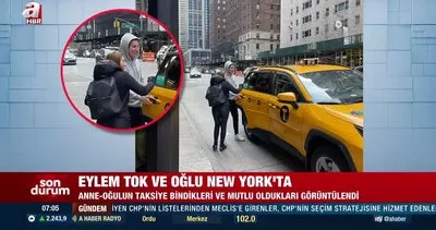 Eylem Tok ve oğlu New York’ta görüntülendi | Video