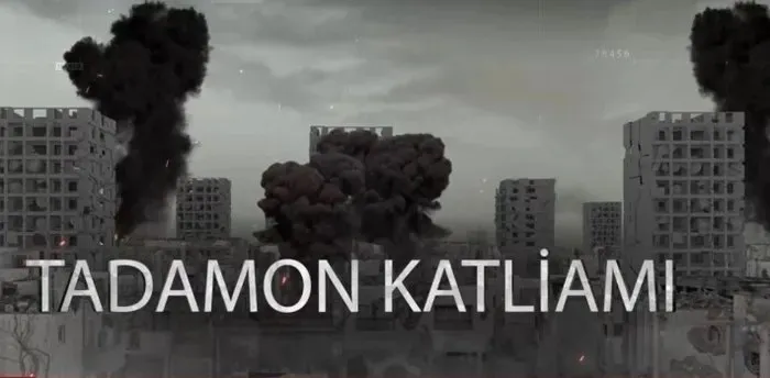 A Haber Tadamon katliamının yaşandığı bölgeyi görüntüledi! Her yerden insan kemikleri fışkırdı