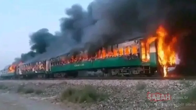 Pakistan’da 74 kişinin öldüğü tren faciasında kan donduran detay!