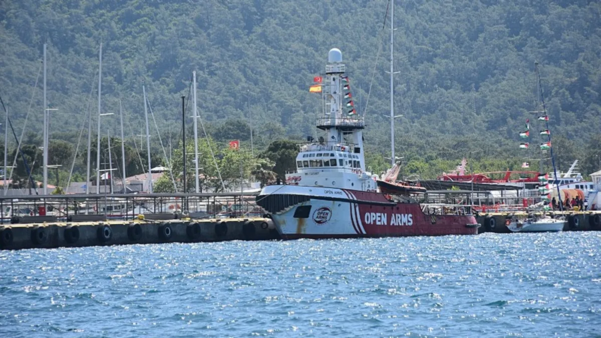 Küresel Sumud Filosu Marmaris’te