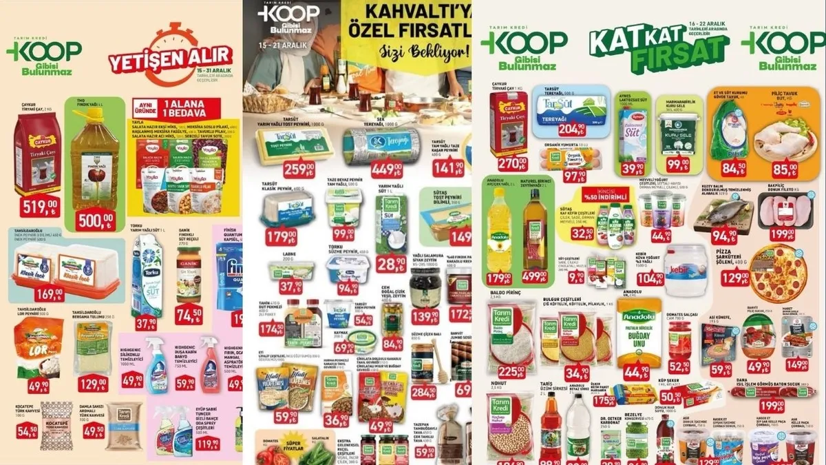 Tarım Kredi Kooperaitf Market indirimleri başladı! 31 Aralık’a kadar: Temizlik ve temel gıdada fırsatlar – Galeri Tarım Kredi Kooperaitf Market indirimleri başladı! 31 Aralık’a kadar: Temizlik ve temel gıdada fırsatlar – Galeri