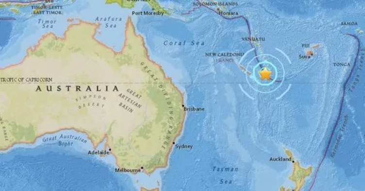 Pasifik’te 6.8 şiddetinde deprem