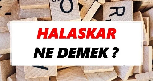 Halaskar Ne Demek? TDK’ya Göre Halaskar Sözlük Anlamı Nedir?