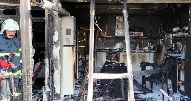 Kırıkkale’de apartman yangınında piknik tüpü patladı! 1 kişi hastaneye kaldırıldı