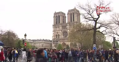 Notre Dame Katedrali, söndürülen yangının ardından ilk kez böyle görüntülendi!