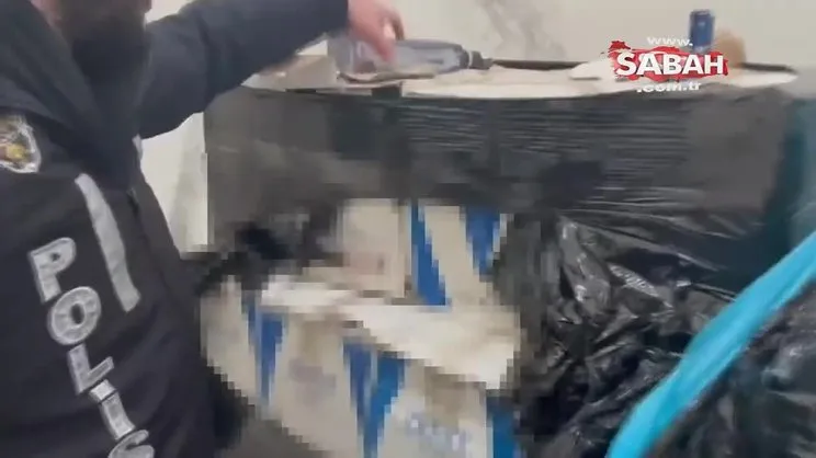 10 bin sahte içki ele geçirildi… Piyasa değeri 8 milyon lira… | Video