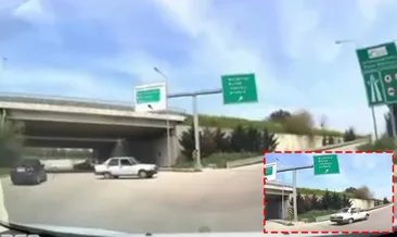 Bursa trafiğinde korku dolu dakikalar! Ters yönden giren sürücü ortalığı savaş alanına çevirdi: O anlar kamerada… #bursa