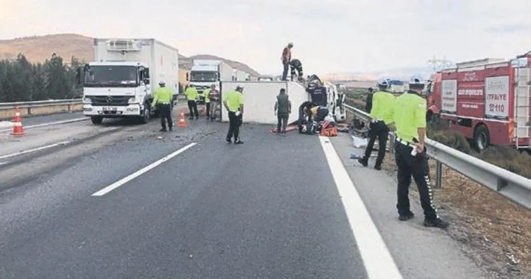 Gaziantep’te trafik kazası: 1 ölü, 6 yaralı