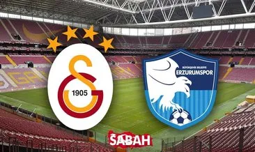 Galatasaray BB Erzurumspor maçı hangi kanalda? Süper Lig Galatasaray BB Erzurumspor maçı ne zaman ve saat kaçta?