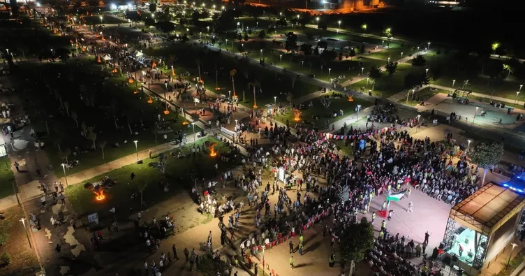 Şanlıurfa’da Filistin’e destek mitingi