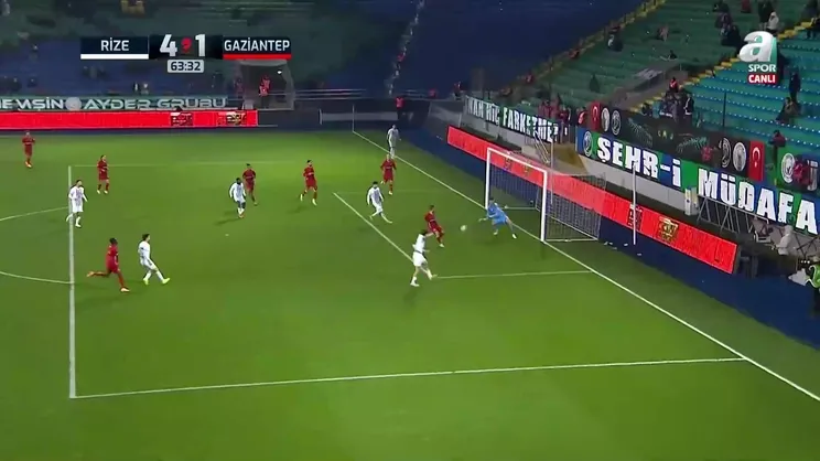 GOL | Çaykur Rizespor 4-1 Gaziantep FK