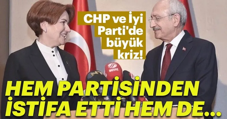 CHP VE İYİ Parti’de istifalar art arda geliyor...