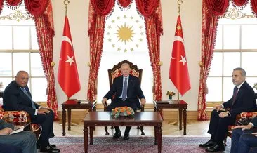 Başkan Erdoğan Mısır Dışişleri Bakanı Samih Şukri’yi kabul etti: Gazze için ’kalıcı ateşkes’ çağrısı