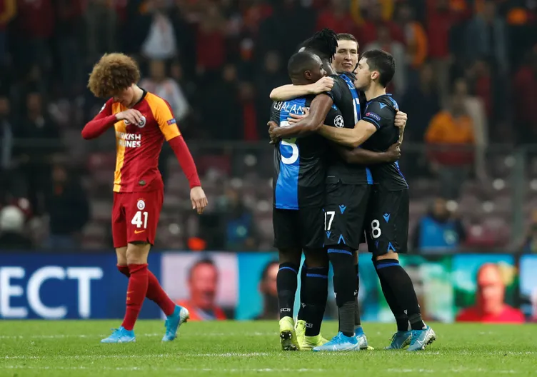 Galatasaray - Club Brugge maçından kareler